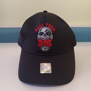 WWE Stone Cold Steve Austin Hat Mens OS Black Hell Yea 3:16 SCSA Skull NWOT